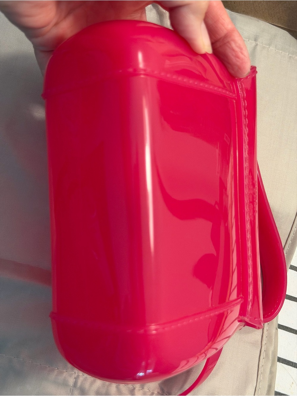 Furla Hot Pink Jelly Crossbody Bag EUC
With free Furla Bag Charm - Picture 16 of 16